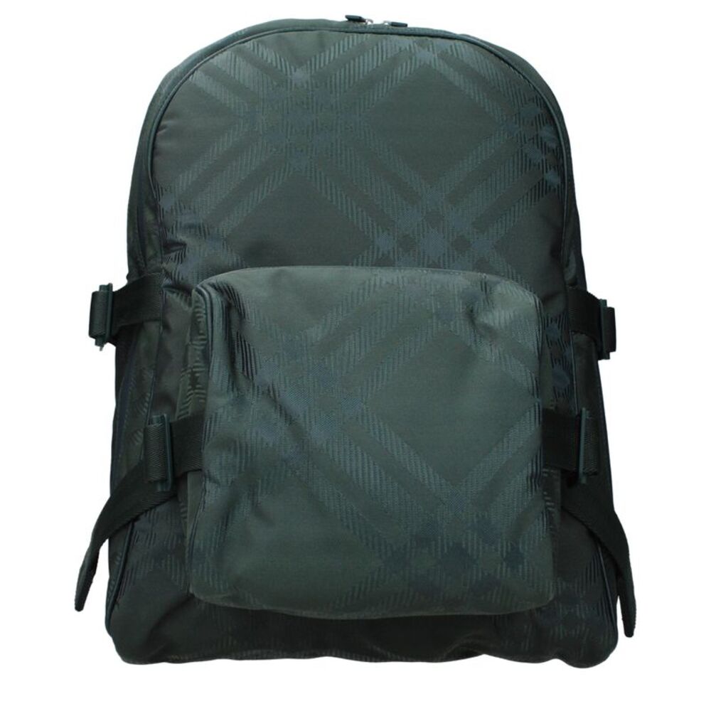 Burberry Green Fabric Men's Backpack